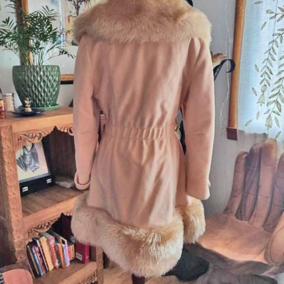 Vintage 70s Arnel Penny Lane Faux Fur Coat - Picture 5 of 5
